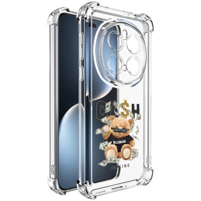 Husa antisoc pentru honor magic7 pro, airbag pro, clear, cash is king foto