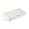 Perna cu memorie Bewello, 50 x 30 x 10 cm, poliester/bambus, Alb