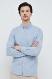 Pepe Jeans camasa din bumbac Peyton barbati, cu guler button-down, slim