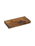 Cumpara ieftin Raft de perete, Vasagle, Maro Rustic, LWS24BX, 40 x 20 x 3.8 cm