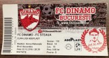 QW29 - Bilet de colectie - sport - fotbal - FC Dinamo Bucuresti - FC Steaua Bucuresti - 22 decembrie 2016 - Cupa ligii
