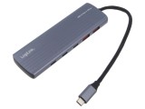 Hub USB LOGILINK 10 porturi USB A și USB C, 10Gbps, gri