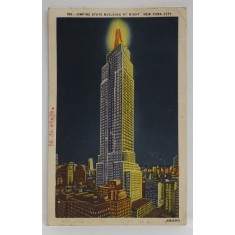 NEW YORK , EMPIRE STATE BUILDING , CARTE POSTALA , 1949
