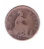 Moneda Marea Britanie 1 penny 1870, uzata, curata, Europa, Bronz
