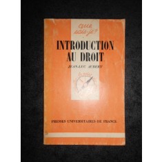 JEAN LUC AUBERT - INTRODUCTION AU DROIT