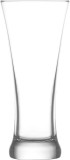 Pahar de bere LAV Sorgun din sticla, 380 ml, set 6 bucati
