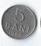 Moneda 5 bani 1966 - Romania