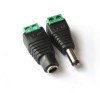 Adaptor alimentare CCTV DC 2.1 5.5 mm cu terminale cu surub, set 2 conectori mama si tata pentru camere supraveghere, DVR si alimentatoare 12V
