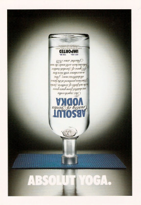 VODKA ABSOLUT YOGA RECLAMA CU RETETA foto