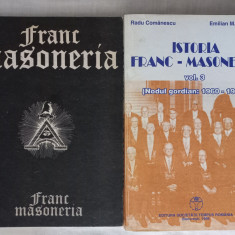 FRANC MASONERIA VOL.1+ISTORIA FRANC-MASONERIEI VOL.3 -RADU COMANESCU; EM. DOBRES