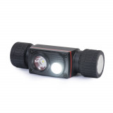 Cumpara ieftin Lanterna frontala PNI Adventure F80 Dual LED, 1000 lm, 6W, 2200 mAh, IP68