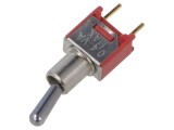 Comutator basculant SPDT ON-OFF 0,1A pentru lipit