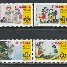 Romania 2005 - #1686 Cercetasii Romaniei 4v MNH