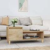 Gossi masuta de cafea, stejar sonoma, 100x50x45 cm, lemn prelucrat