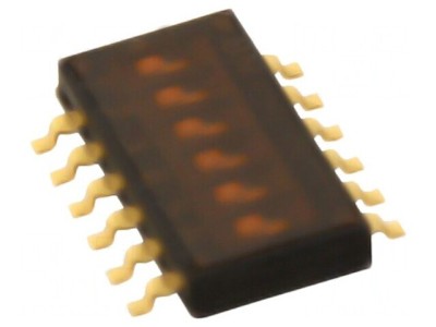 Comutator DIP-SWITCH 6 Secțiuni ON-OFF 24VDC foto