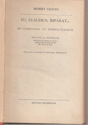 ROBERT GRAVES - EU CLAUDIUS IMPARAT foto