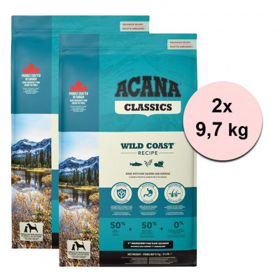 ACANA Classics Wild Coast Recipe 2 x 9,7kg foto