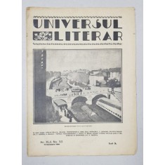 REVISTA &#039;UNIVERSUL LITERAR&#039;, ANUL XLII, NR. 50, 12 DECEMBRIE 1926