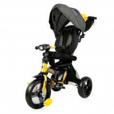 Tricicleta multifunctionala, 4 in 1, cu scaun rotativ, Lorelli Enduro, Yellow Black