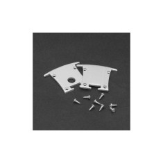 Element de inchidere pentru profiluri LED din aluminiu 2buc PHENOM