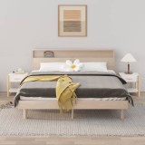 VidaXL Noptiere, 2 buc., alb, 42x38x45 cm, lemn prelucrat