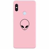 Husa silicon pentru Xiaomi Mi Max 3, Pink Alien