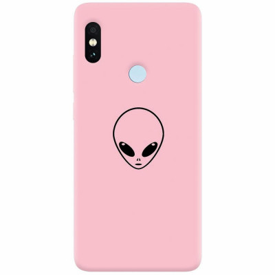 Husa silicon pentru Xiaomi Mi A2 Lite, Pink Alien foto