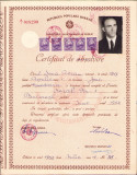 HST PM128 Certificat absolvire liceu seral București 1953