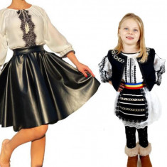 Set rochii Mama si Fiica , 73 Rochie cu motive traditionale si Costumas fetita