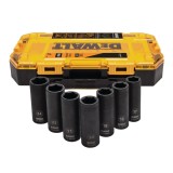 Set capete chei tubulare impact DeWalt DT70905-QZ 1/2 inch, 7 piese