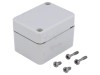 Carcasa universala FIBOX gri IP67, Policarbonat, Dimensiuni 50x65x45 mm, Cod PC 050705, Serie EURONORD, IK07