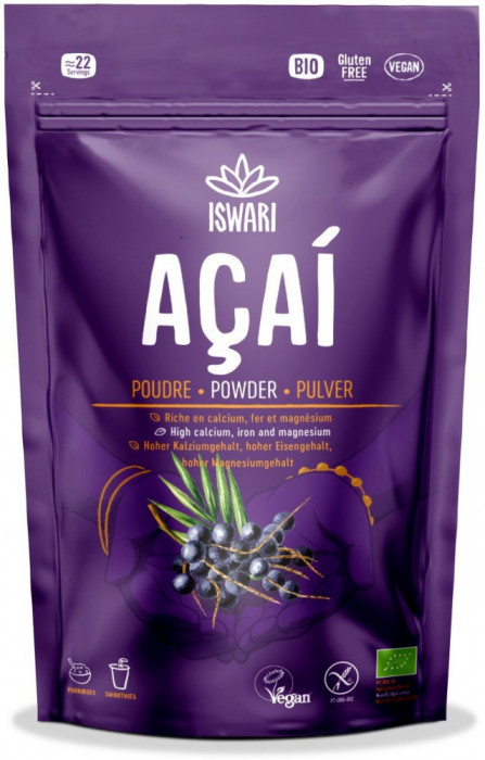 Acai BIO sub forma de pulbere Iswari