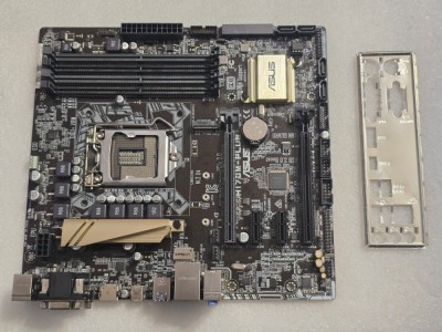 Placa de baza ASUS H170M-PLUS, Socket 1151, DDR4, TYPE-C, M2 - poze reale foto