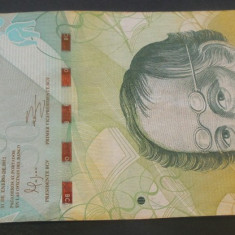 Bancnota exotica 50 BOLIVARES - VENEZUELA, anul 2012 * Cod 564 B - circulata