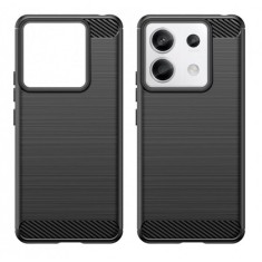 Husa pentru Xiaomi Poco C65 / Redmi 13C, Tech-Protect, Carbon, Neagra foto