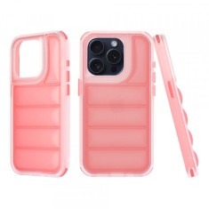 Husa pentru Apple iPhone 15 Pro, Techsuit, Wave Shield, Rosie foto