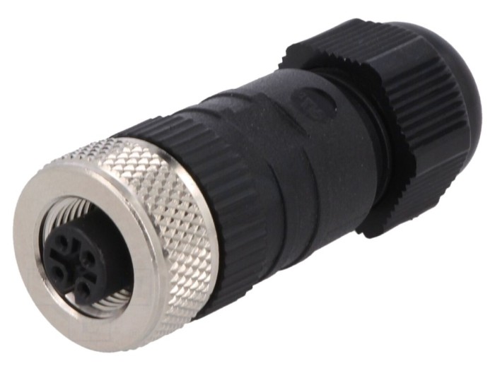 Conector M12 mamă pe cablu IP67