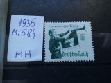 1935-Partial set-MH, Nestampilat