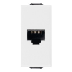 Priza internet RJ45 FTP CAT6 1M Vimar Neve alb 09339.14