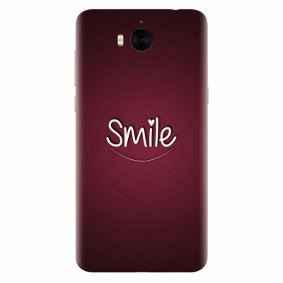 Husa silicon pentru Huawei Y6 2017, Smile Love foto