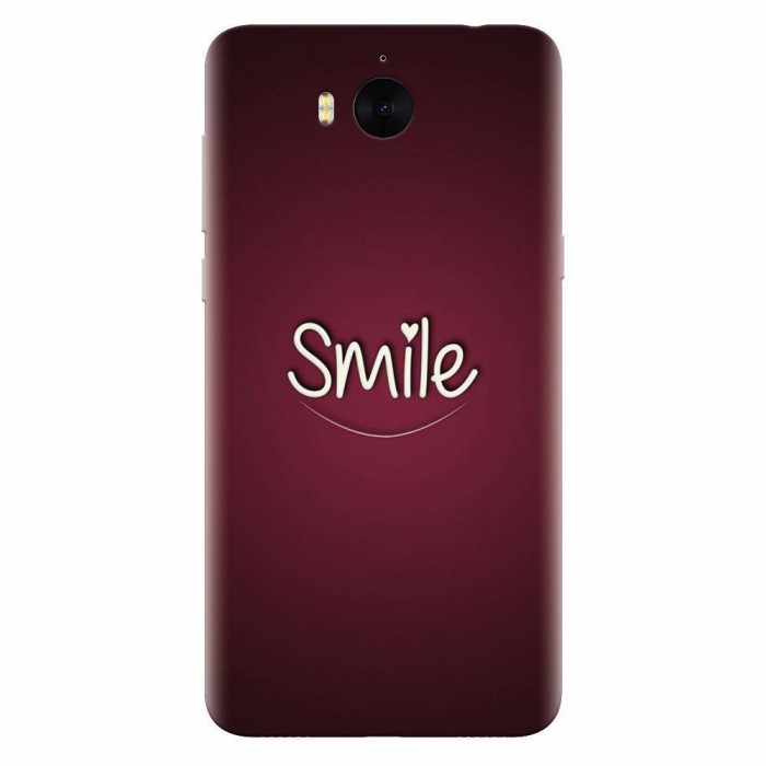 Husa silicon pentru Huawei Y6 2017, Smile Love
