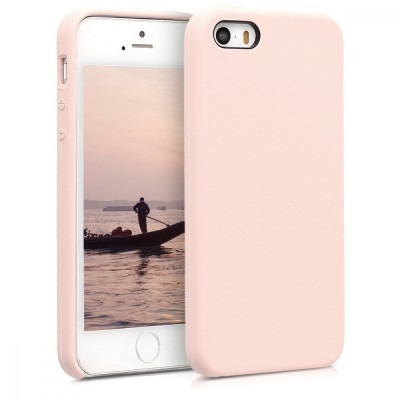 Husa pentru Apple iPhone 5 / iPhone 5s / iPhone SE, Silicon, Roz, 42766.10 foto