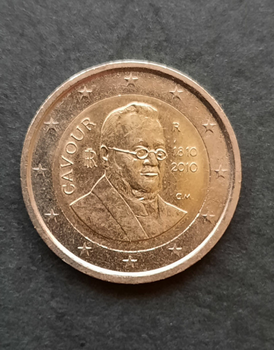 2 Euro comemorativi &quot;Cavour&quot; 2010, Italia - G 3994