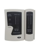 Tester Cablu Retea Active RJ45 RJ11 UTP FTP pentru Internet, Detectare Scurtcircuit, Baterie Inclusa