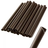 Clipsuri maro pentru fixare banda gard din PVC, set 20 bucati