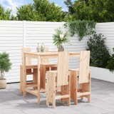 Set mobilier de bar pentru gradina, 5 piese, lemn masiv de pin GartenMobel Dekor, vidaXL