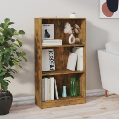 vidaXL Bibliotecă, stejar fumuriu, 60x24x109 cm, lemn prelucrat 815087