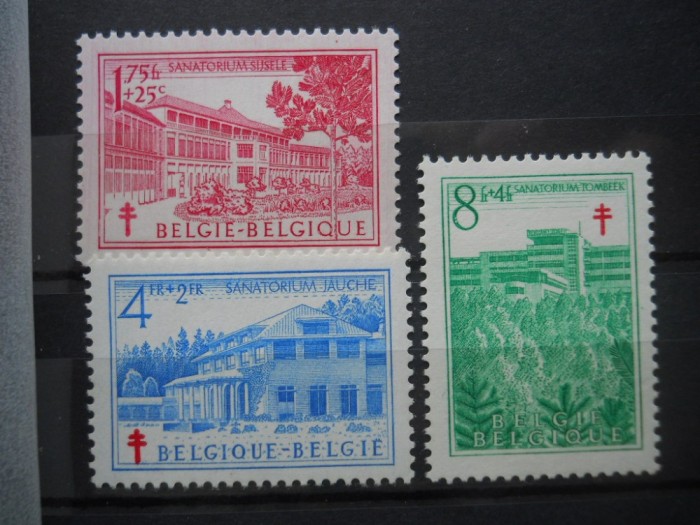 1950 SERIE BELGIA MNH COTA 50$
