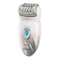 Epilator Panasonic ES-ED96-S503, Wet &amp;amp; Dry, 48 pensete, Alb/Argintiu foto