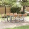 vidaXL Scaun pentru Grădină 8 pcs Maro 56 x 57 x 87cm 3284396